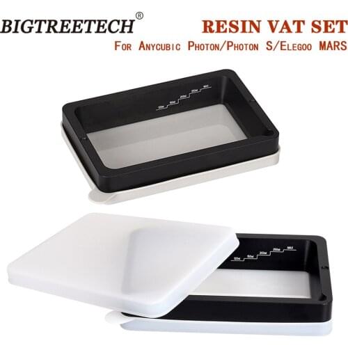 BIGTREETECH Resin Vat Set Anodized Aluminium 178*120*30mm 3D Printer Modular For Elegoo MARS Anycubic Photon S