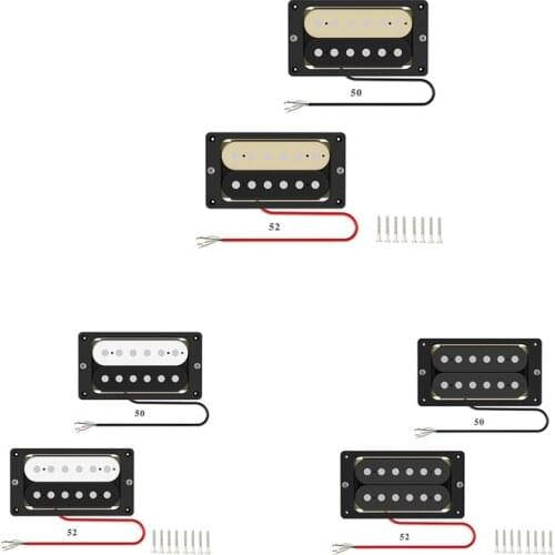 NAOMI Double Coil Humbucker Electric Guitar Pickups Neck and Bridge Pickup Set