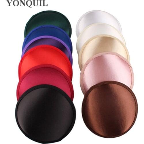 New Arrival High Quality Imitation Sinamay Cover The Satin Fascinators Bases Women Party DIY Hair Accessories Headwear 24Pcs/Lot