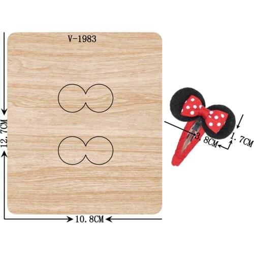 New Bow wooden dies cutting dies for scrapbooking Multiple sizes V-1983