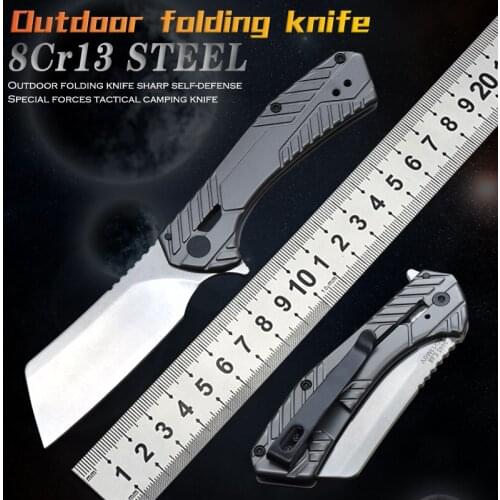 3554 folding knife pocket 8cr13mov blade outdoor camping tactics hunting survival EDC portable practical household fruit knife