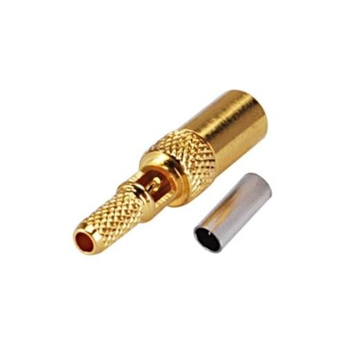 Superbat SSMB Jack Straight Connector Plug Crimp for Cable RG174 RG188A RG316 LMR100