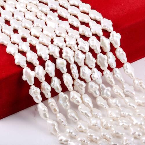 High Quality Natural Freshwater Pearl Beads Irregular Crosses Baroque Pearl Beads For DIY Necklace Bracelet Fine Jewelry Making