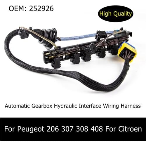 252926 AL4 Genuine Automatic Gearbox Hydraulic Interface Wiring Harness For Peugeot 206 307 308 408 For Citroen