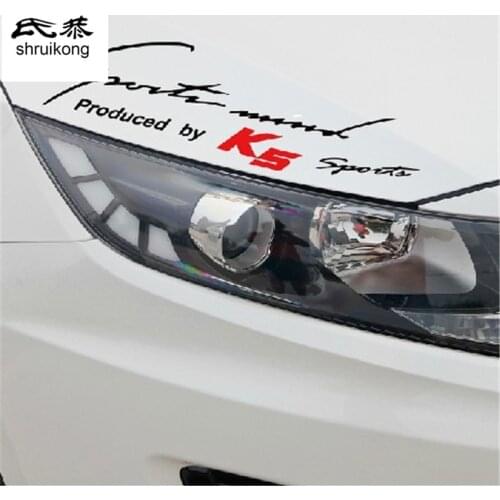 1PC Car Sticker of Headlight Brow Decoration Cover Sport Style for 2010-2021 KIA OPTIMA K5