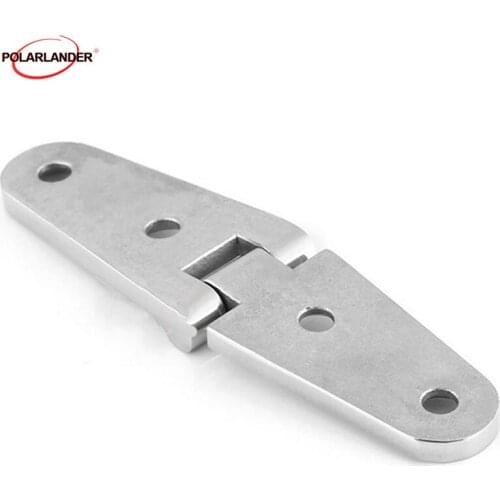 Flush Door Strap Round Turn Button Boat hinge 1pc Hatch Strap Folding Boat Door Grade Cast 10.2x2.5x0.4cm Butt Hinge Hardware