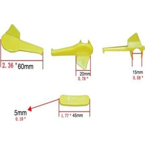 10Set Tire Grilling Machine Nylon Inserting Machine RIM Protective Film Suitable For Metal Mounting Head Duck Head 12