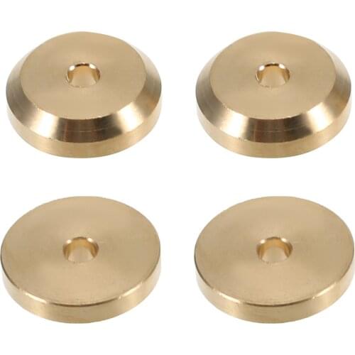 4PCS 4MM Brass Heavy Counterweight Drive Axle Weight for Axial SCX24 AXI90081 AXI00001 AXI00002 RC Parts 1/24 RC Crawler Car