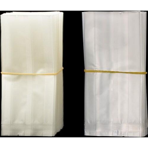 500pcs/Lot Clear Empty Bag Packaging Pouch Heat Sealing Food Tea Storage Package Bags Multiple Sizes