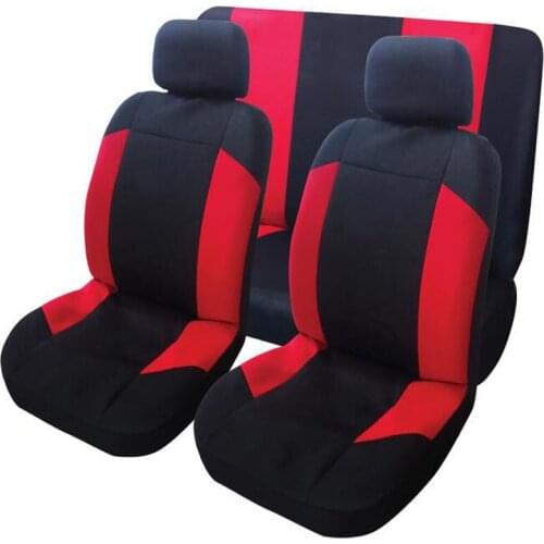 6PCS Mesh Fabric Auto Interior Accessories Classic Design Styling Car Seat Covers Universal Car-cases Protector