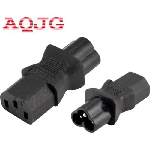 IEC 320 C13 to IEC C6,IEC 3Pin female to 3Pin male micky power adapter C13 to c6 AQJG