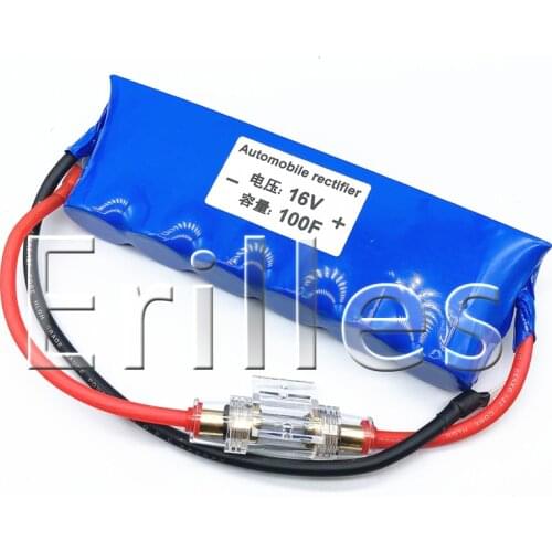 Automotive super capacitor rectifier 2.7v600f 16v100f super farad capacitor module