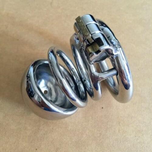 BDSM male chastity belt lock stainless steel toy horse Adult supplies offbeat eye stimulation apparatus CB6000S