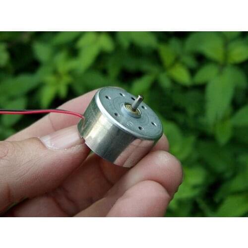 Free Shipping 2 pcs DC5V-6V 24*12.5mm R300 miniature permanent magnet carbon brush motor for power tools / model toys /DIY, etc