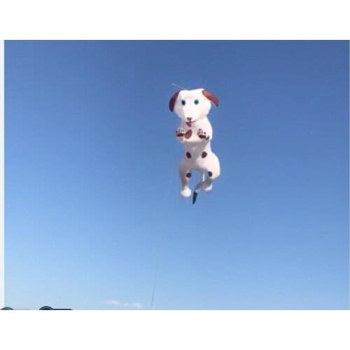 Cerf volant new dog kite adult fish windsock giant cartoon kite ripstop fabric children fun outdoor kites for adult kite flying