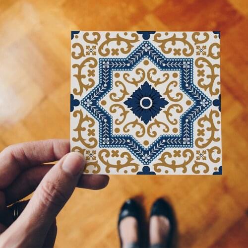 Funlife Diagonal Sticker Tile,Modern Wall Sticker for Bedroom Bathroom Kitchen Home Decor,Self-Adhesive Waterproof Floor Sticker