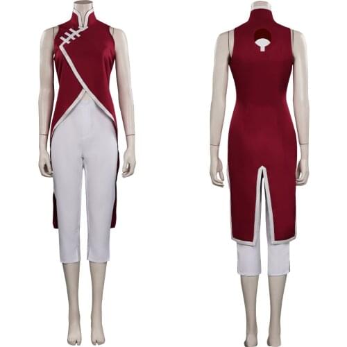 Haruno Sakura Cosplay Costume Outfits Dress Halloween Carnival Suit