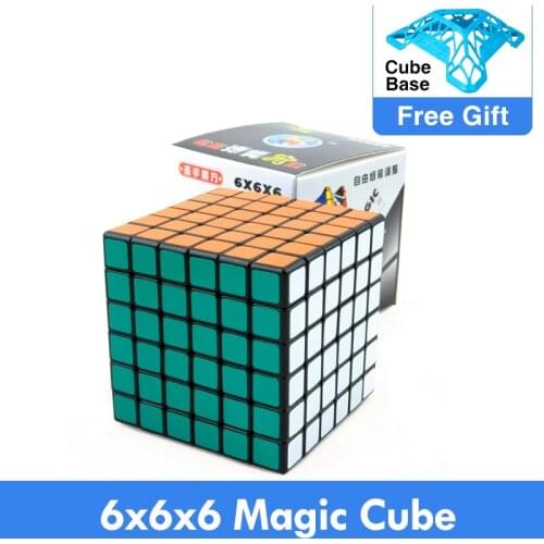 6x6x6 Shengshou high speed Cube Puzzle Magic 6-Layers Professional 6.7cm Sengso 6x6 Learning Educational Cubo magico Toys
