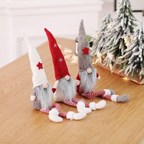 New Year Xmas Santa Claus Snowman Doll Home Party Decoration Christmas Tree Pendants Hanging Ornaments Decor Home Decoretion