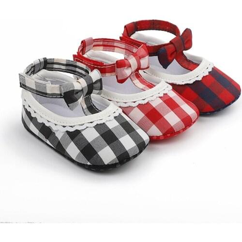 New Adorable Toddler Infant Newborn Baby Girl Flower Dot Shoes Crib Shoes Size 0-18 Months Baby shoes