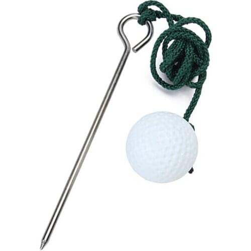 Golfball with Rope Balls Beginners Aids Improve Practice Indoor and Outdoor Golf