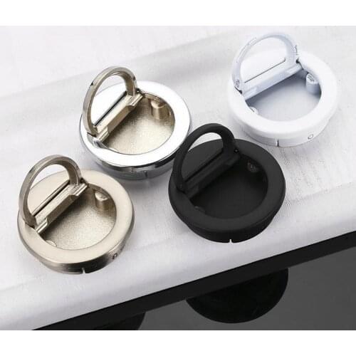 Concealed Dark Handle Hidden Form Drawer Round Concealed Hand Wardrobe Shoe Cabinet Accessories Wardrobe Hardware Fittings Home