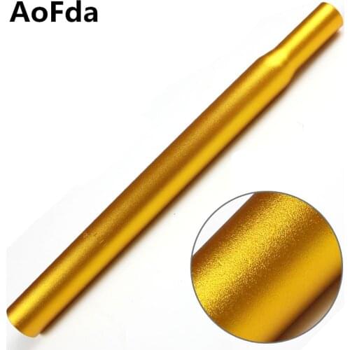 Mountain car Aluminum alloy shrink head tube 25.4/27.2MM x250/300/400/450MM pillars bike seat tube Bicycle Seat Post