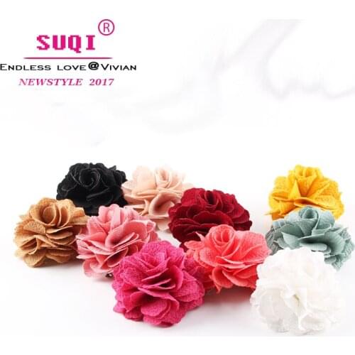 Women Lady Handmade Hit Colors 3D Flowers Two-way Brooch and Clips Fashion Delicate Accessories