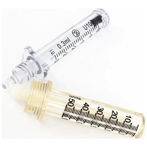 0.3/0.5 ml Syringe Needle Ampoule Head protractors for Mesotherapy Gun hyaluronic injection pen for Wrinkle Removal lip filler