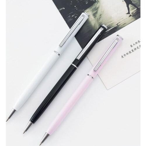 1Pcs Metal Gel Pen Ballpoint Pen Stationery For School For Men Signature And Business Writing Women 2021 Office Pen Supplie J2K9