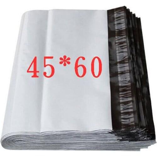 100 pcs/lot 45x60CM High Quality white Self-seal Mailbag Plastic Envelope Courier Bags Waterproof Postal Mailing Bags 450x600mm