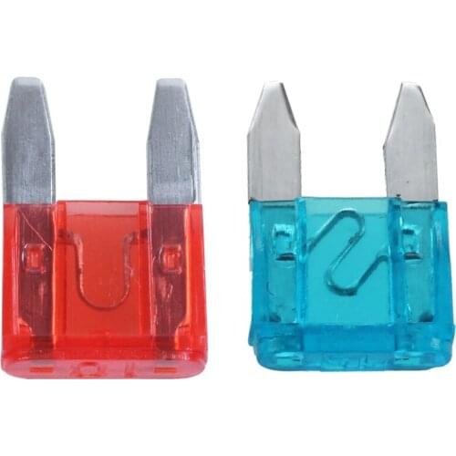 120 Pcs Car Blade Fuses Auto Motorcycle Mini Blade Fuse, 60 Pcs 15A Blue & 60 Pcs 10A Red