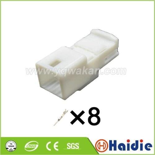 2sets 8pin auto electric wire terminal cable harness unsealed connector 6098-5271