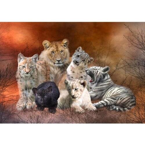 5d diy Diamond Painting Animal tiger Full Square/Round Diamond Embroidery Sale Cross Stitch Mosaic Pictures Of Rhinestones TY521