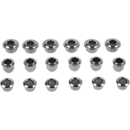 6pcs Metal Vintage Guitar Machine Heads Tuners Nuts/ Bushings/Ferrules And Washers 8.2mm,8.99mm,10.16mm