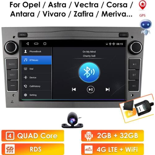 2G RAM 16GB Android 2DIN car radio GPS WiFi player for opel Vauxhall Astra H G J Vectra Antara Zafira Corsa Vivaro Meriva No DVD
