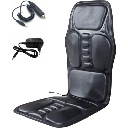 Car Home Office Full-Body Massage Cushion.Heat Vibrate Mattress.Back Neck Massage Chair Massage Relaxation Car Seat 12V