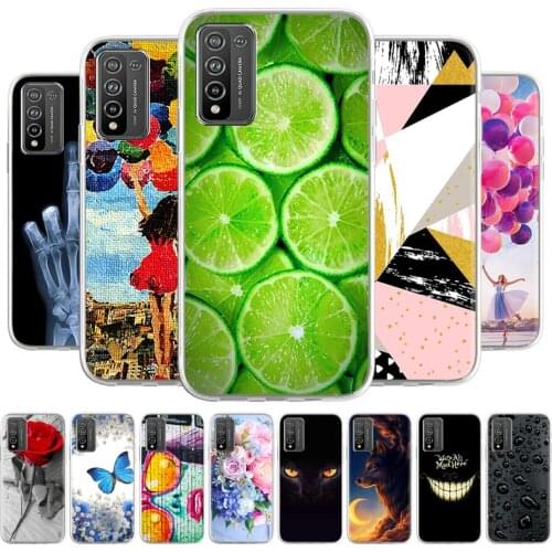 For Honor 10X Lite Case Cover on Honor 10XLite Phone Case For Huawei Honor 10X Lite Cute Cover 10 X Lite Silicone Bumper Shell
