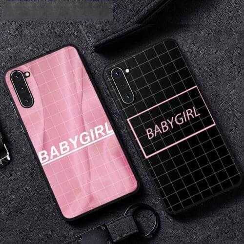 BABY Babe Babygirl Phone Case For Samsung A51 A32 A52 A71 A50 A12 A21S S10 S20 S21 Plus Fe Ultra