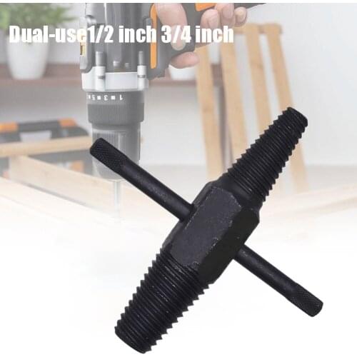 Dual-use1/2 inch 3/4 inch Damaged Wire Screw Extractor Water Pipe Triangle Valve Tap Broken Wire Screw Extractor Remover Tools