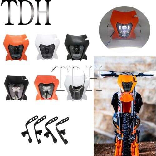 For SMR EXC XC XCF LED Motorcycle Headlight Motocross Dual Sport Headlamp Running Light 125/250/350/400/450/500/505/520/530