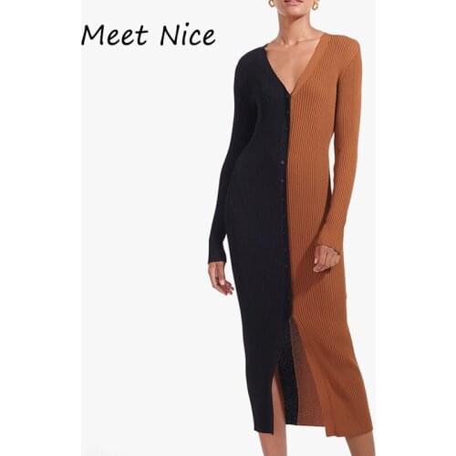 Fashionable Knitted Dresses Meet Nice China