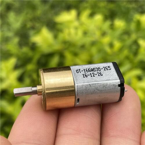 Micro 16mm Full Metal Gearbox Gear Motor DC 1.5V 3V 3.7V 325RPM Slow Speed Large Torque DIY Robot