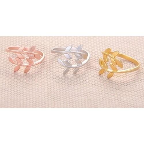Fashion Color rings for women with a lovely ring leaf ring classic 10PCS/lot