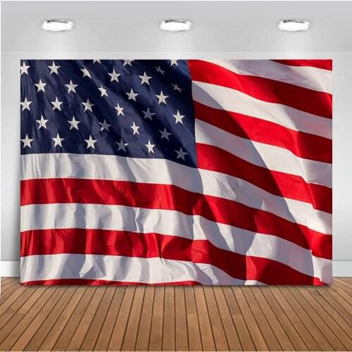 MOCSIKA independence Day Backdrop for Photography July for forth Photo Background Birthday Theme Party Decoration Supplies Prop