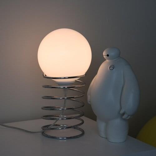 Table lamp simple light bulb modern energy-saving lamp Bauhaus middle-aged homestay creative personality night light