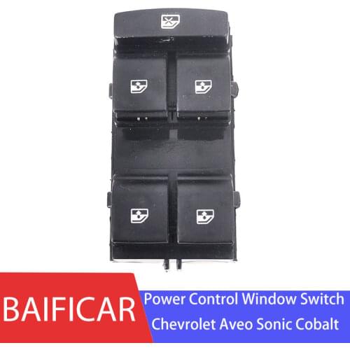 Baificar Brand New Genuine Electric Window Main Control Switch 95188246 For Chevrolet Aveo Sonic Cobalt Tracker / TRAX Spin