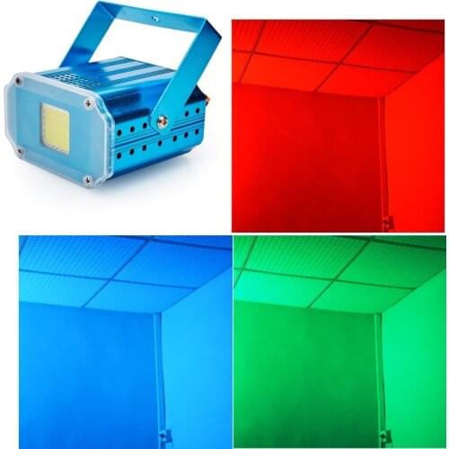 New 20W Multi Color RGB Strobe Lights Powerful Disco DJ Strobe Effects Lighting for Party Family Disco DJ Pub Bar
