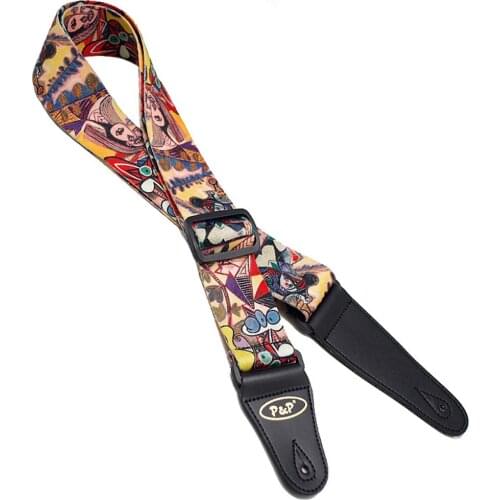 Epic Fairy Tale Pattern Guitar Strap Electric Guitar Acoustic Guitar Folk Guitar Bass Strap