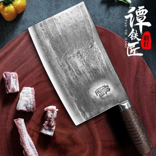 Hand-forged cleavers household bone chopping knife special knife chopping knife chopping knife bone chopping knife Tang knife